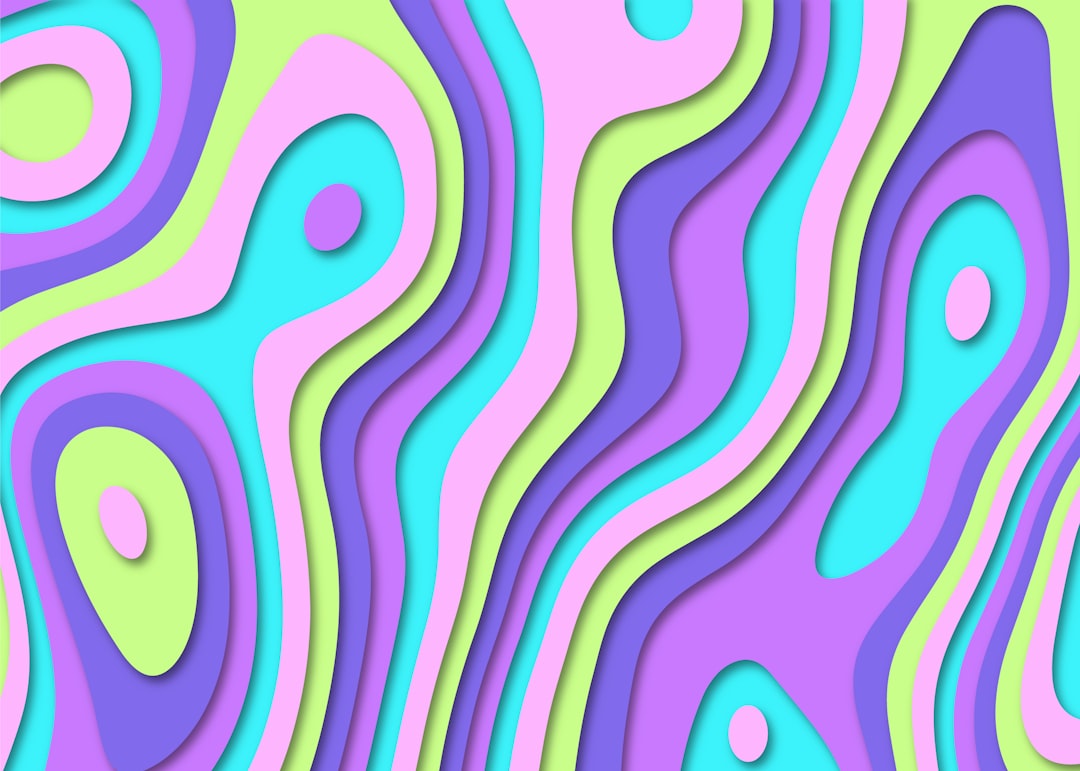 an abstract background with a purple and blue pattern
